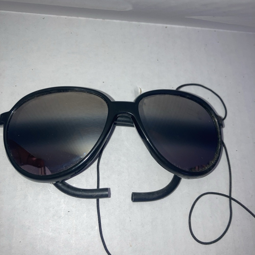 Vintage Alpine Glacier Sunglasses – Mountaineering‎ Leather Side Shields - Picture 11 of 16